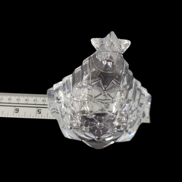 Vintage Cristal D'Arques Christmas Tree Tealight Candle Holder - Picture 5 of 8